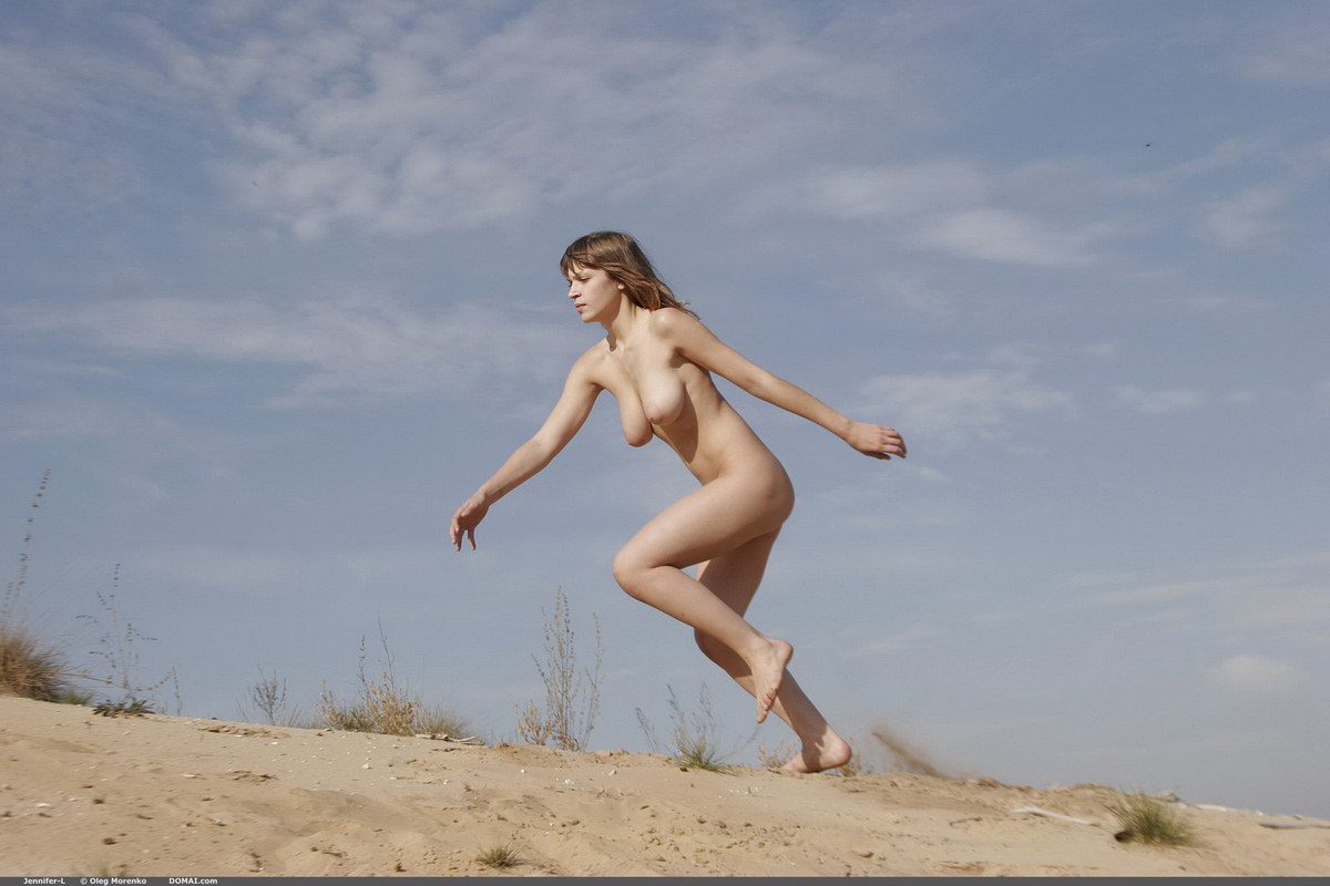 Busty nude beach teen Jennifer - 25-Jennifer-L-0349 from Domai