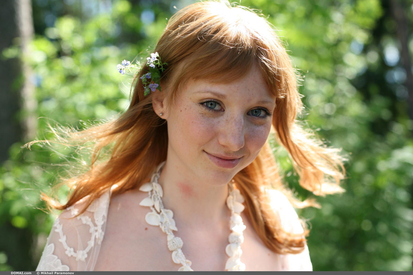 Redhead beauty Tanna is nude in the forest - 31-Tanna-4850 from Domai