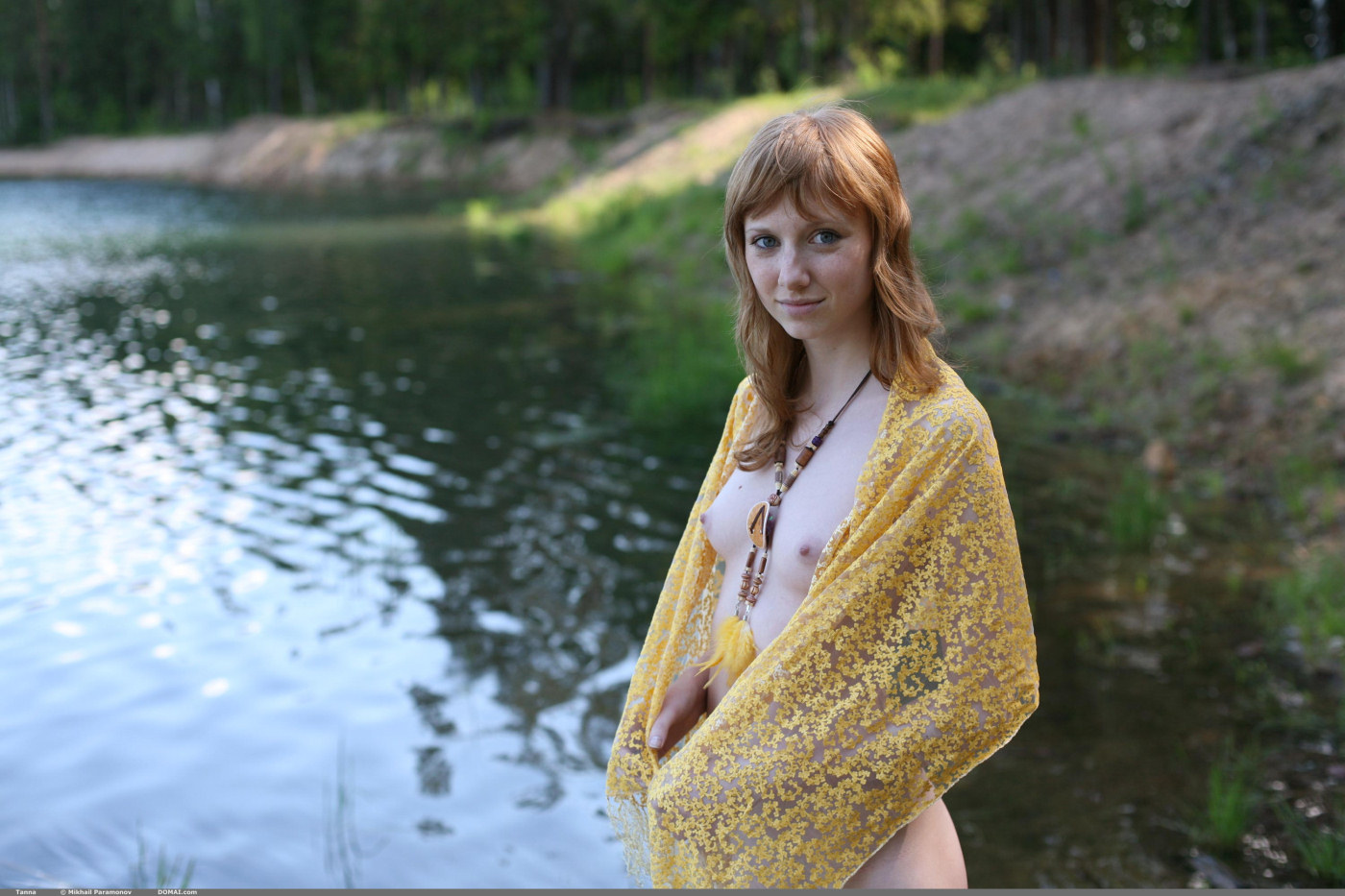 Redhead sexy Tanna is nude by the lake - 17-Tanna-2-5218 from Domai